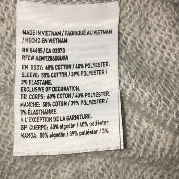 American Eagle Outfitters Gray Embroidered Sweater - Picture 8 of 8